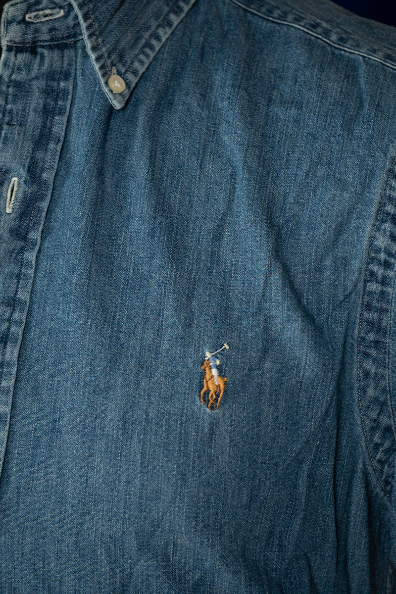 Camicia Ralph Lauren Denim Scuro "S"