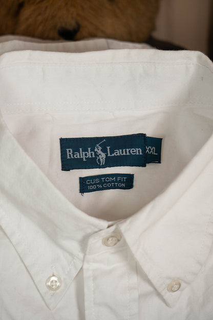1990 Camicia Ralph Lauren Bianca "XXL"