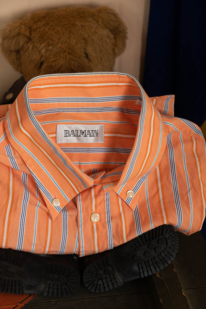 Camicia Balmain Vintage A righe "XL"
