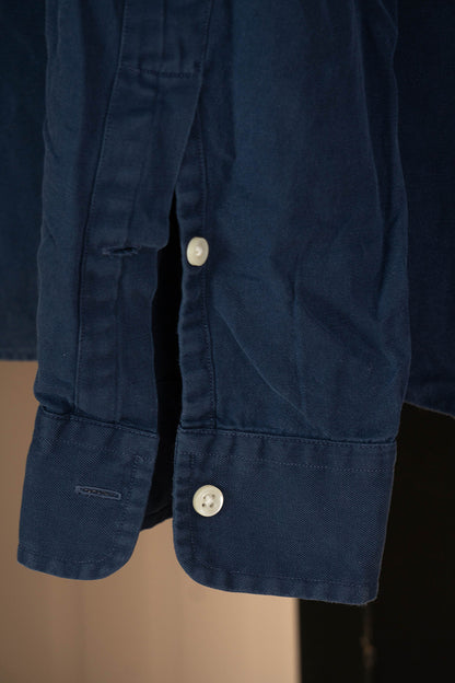 1990 Camicia Polo Ralph Lauren Blu Scuro "XL"