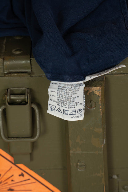 1990 Camicia Polo Ralph Lauren Blu Scuro "XL"