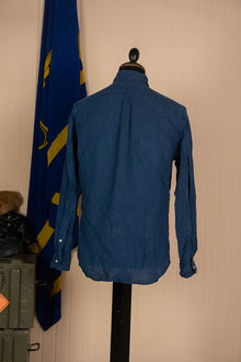 2000 Camicia Ralph Lauren Lino Blu "M"