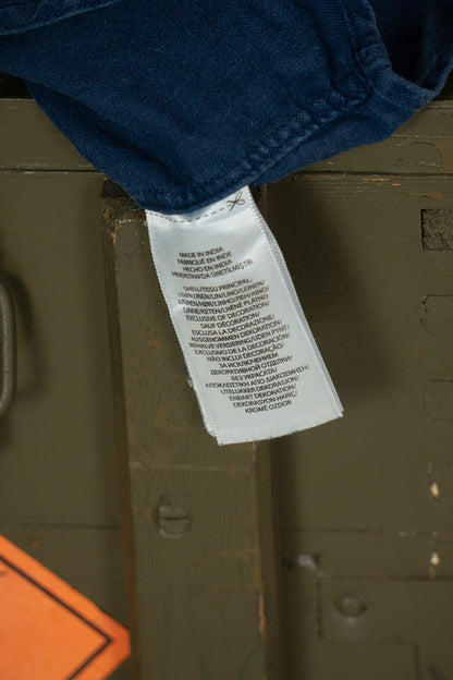 2000 Camicia Ralph Lauren Lino Blu "M"