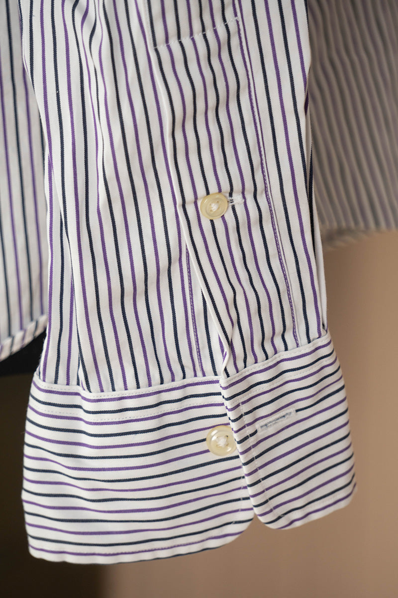 1990 Camicia Ralph Lauren Regent a Righe "M"