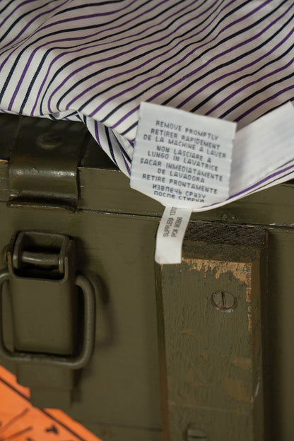 1990 Camicia Ralph Lauren Regent a Righe "M"