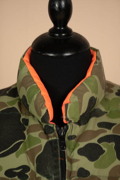 1980 Piumino Smanicato Double Face da caccia "M"