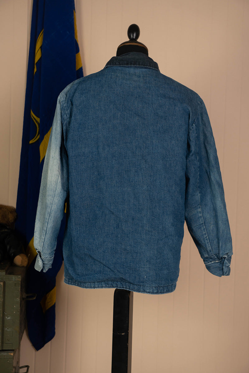 1970 Giacca da Lavoro USA Big Ben Wrangler Faded "XL"