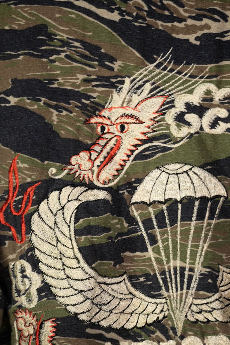 Us Army Camicia Tyger Ricamata "XXL-Long"