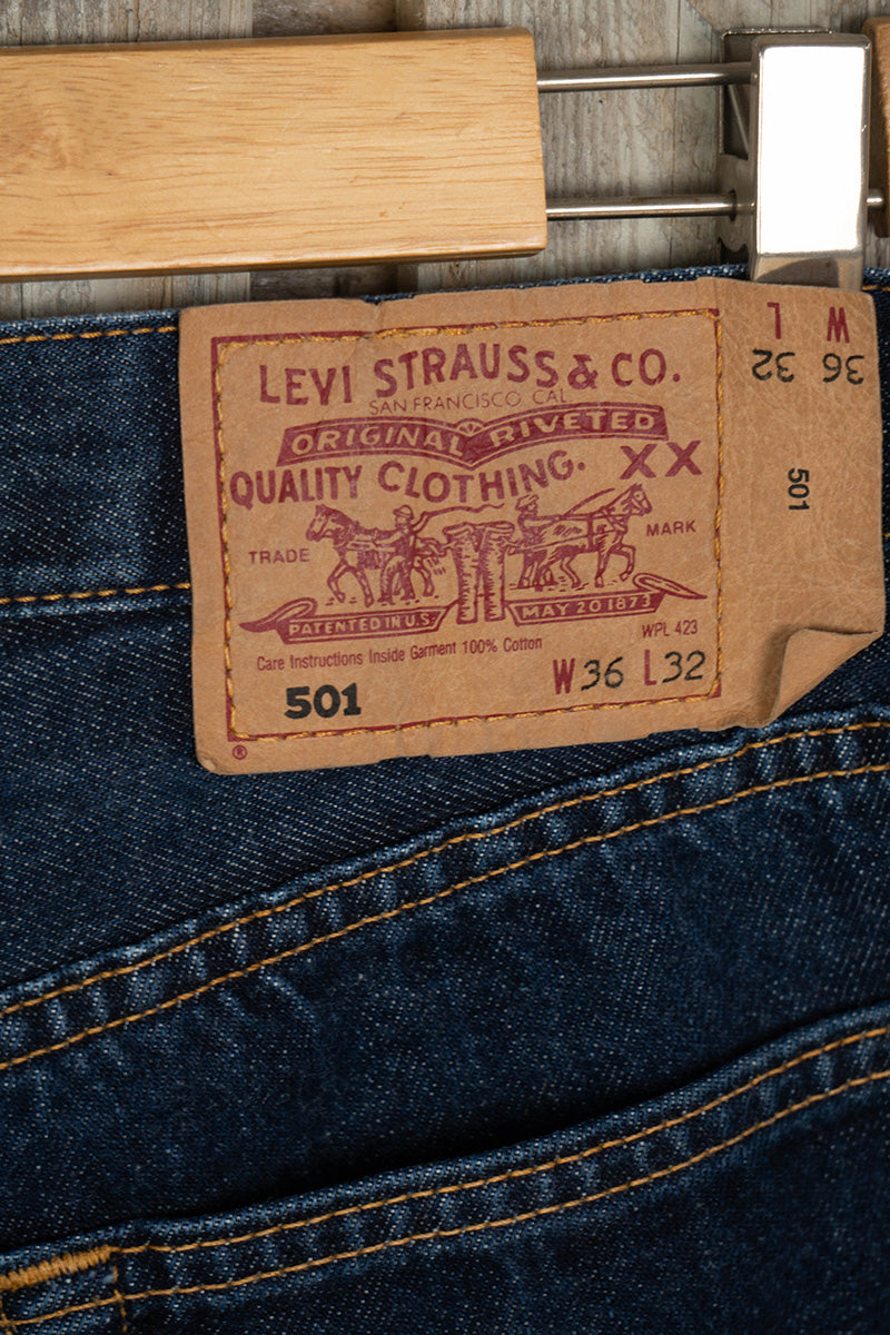 Levi's 501 Dark Indigo W 36 L 32