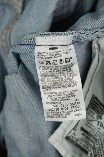 Jeans Levi's 501 Indaco Chiaro W36 L34