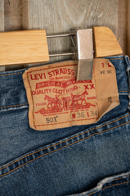 Jeans Levi's 501 Indaco Scuro W36 L34