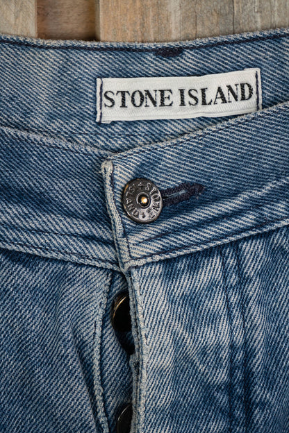 Jeans Stone Islan Green Badge Vintage "IT 50"