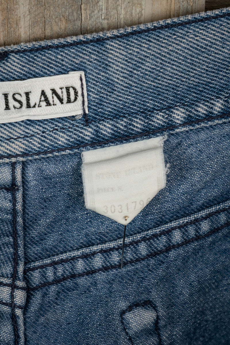 Jeans Stone Islan Green Badge Vintage "IT 50"