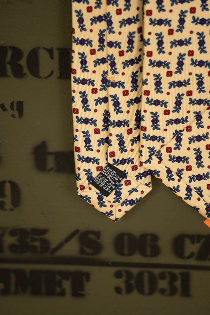 Cravatta E.Marinella Sabbia a fiori