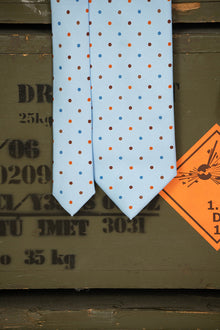 Cravatta E.Marinella Azzurra Punti