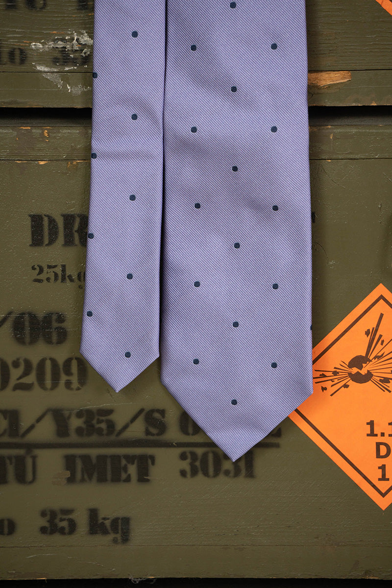 Cravatta E.Marinella Lilla Punti