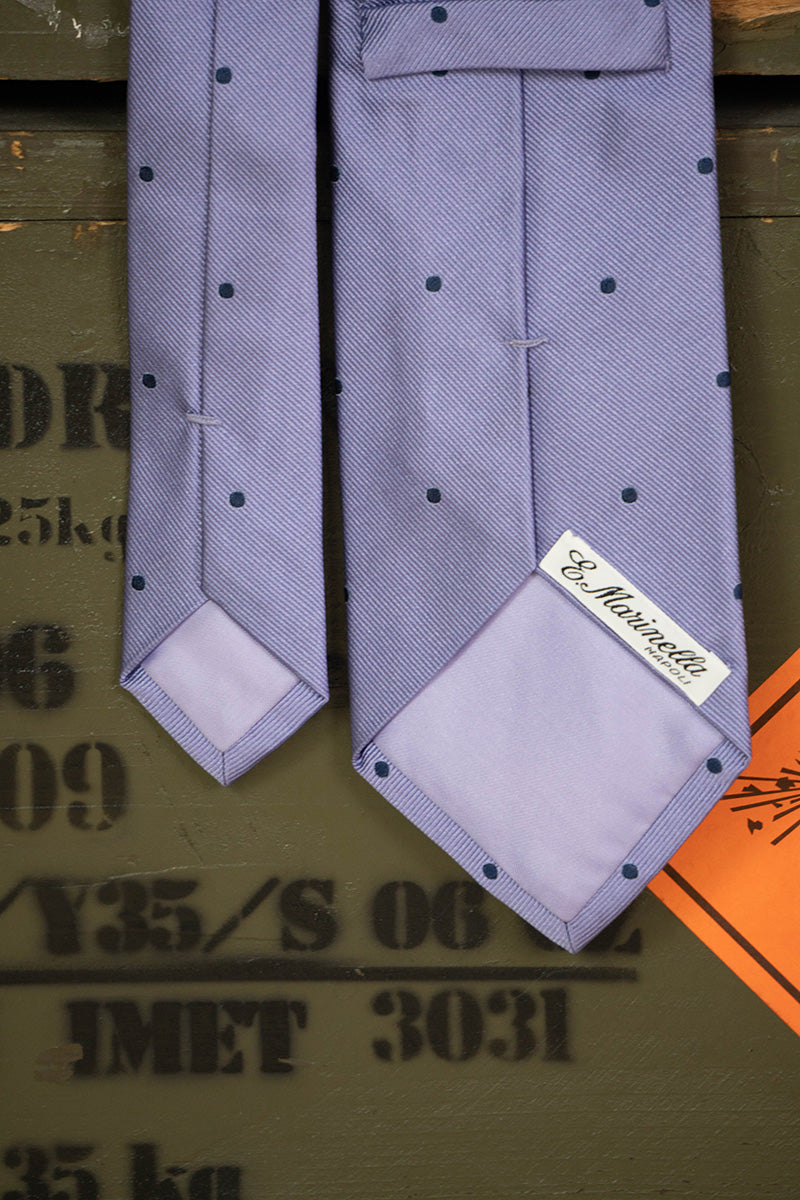 Cravatta E.Marinella Lilla Punti