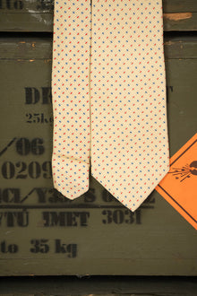 Cravatta E.Marinella Beige Geometrica