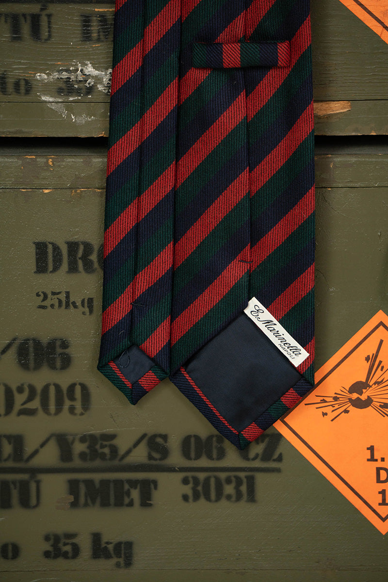 Cravatta E.Marinella Regimental Lana
