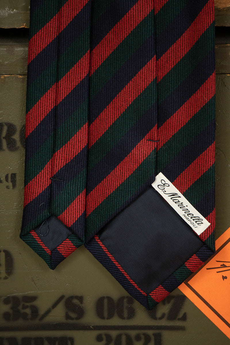 Cravatta E.Marinella Regimental Lana