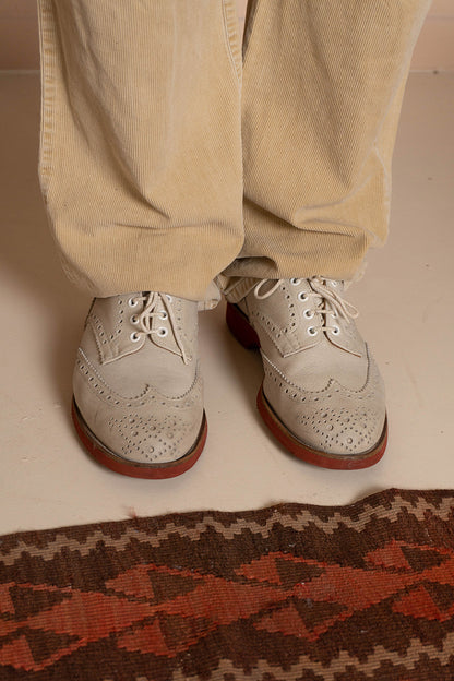 Scarpe Tricker's Derby Brogue Bianche - 9.5