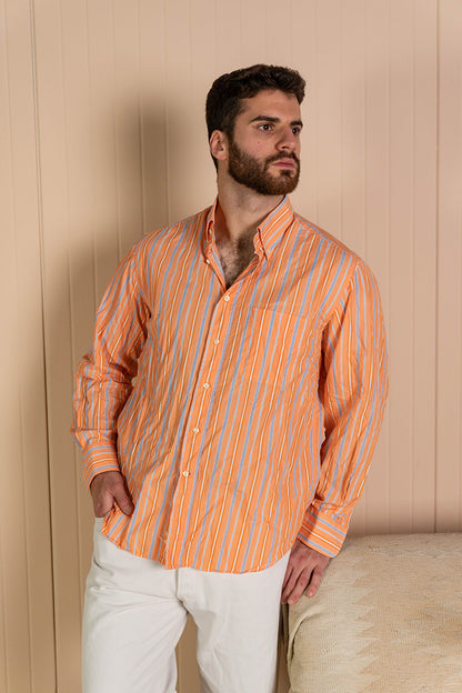 Camicia Balmain Vintage A righe "XL"