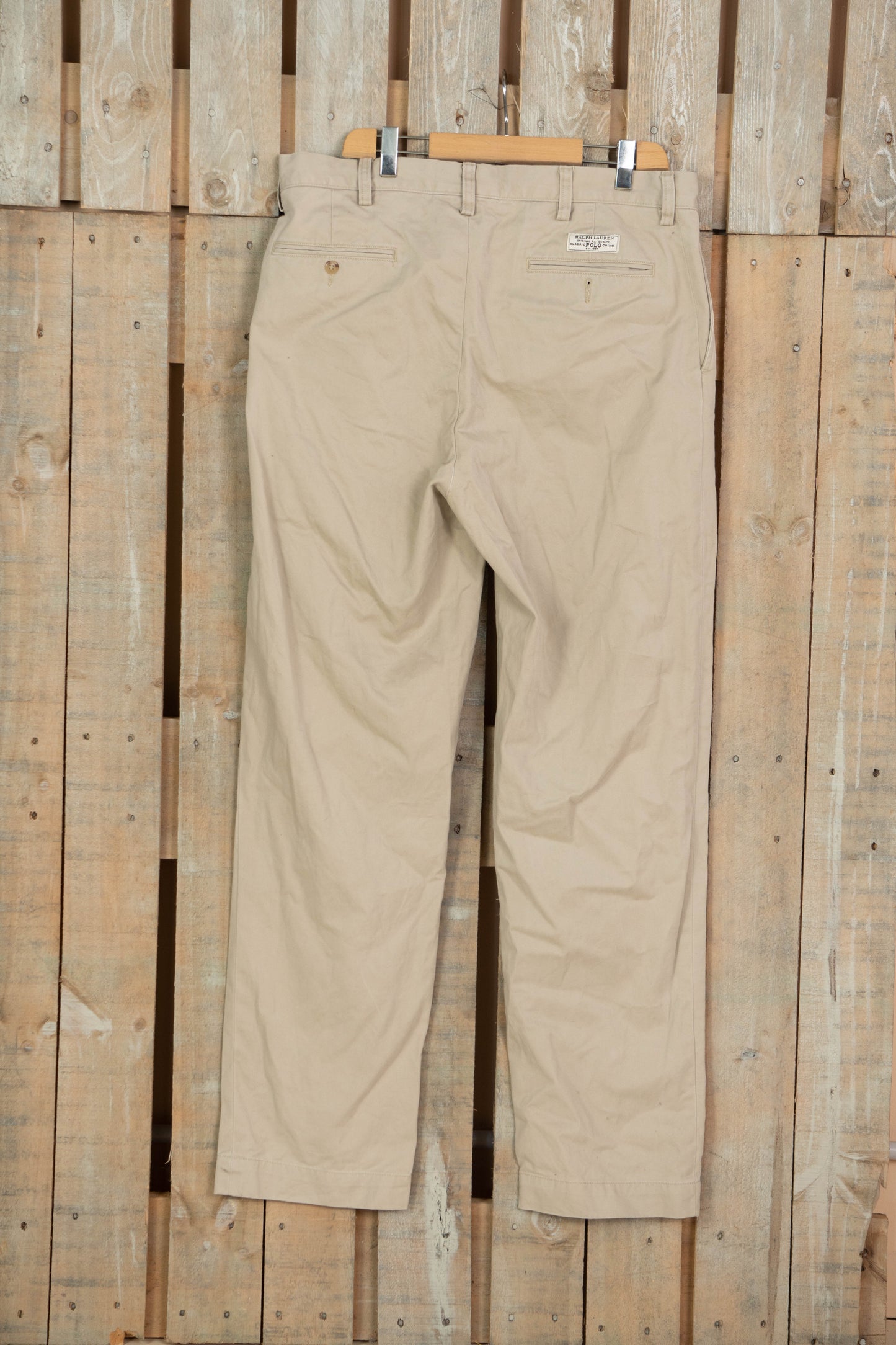 Pantaloni Chino Ralph Lauren Reverse Plated Beige- W 34 L 32