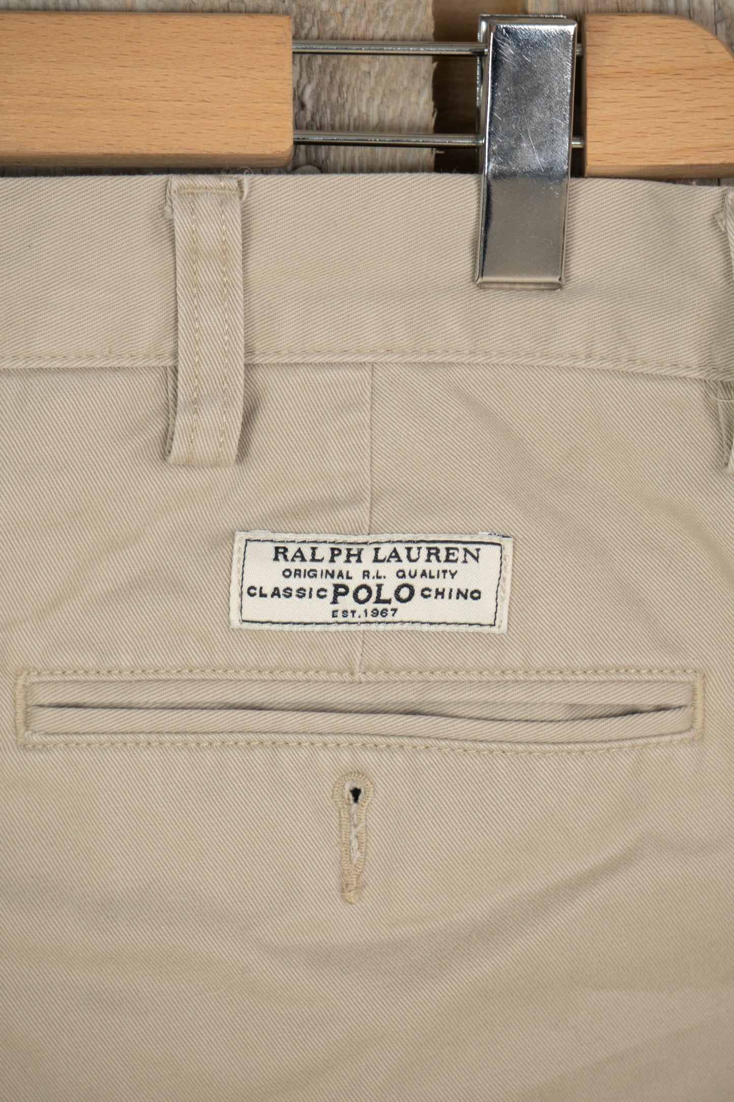Pantaloni Chino Ralph Lauren Reverse Plated Beige- W 34 L 32