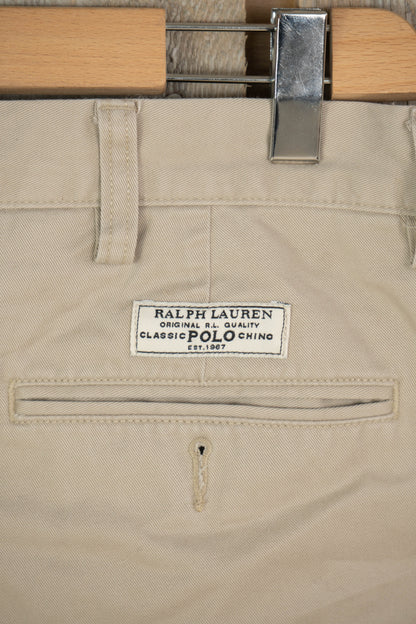 Pantaloni Chino Ralph Lauren Reverse Plated Beige- W 34 L 32