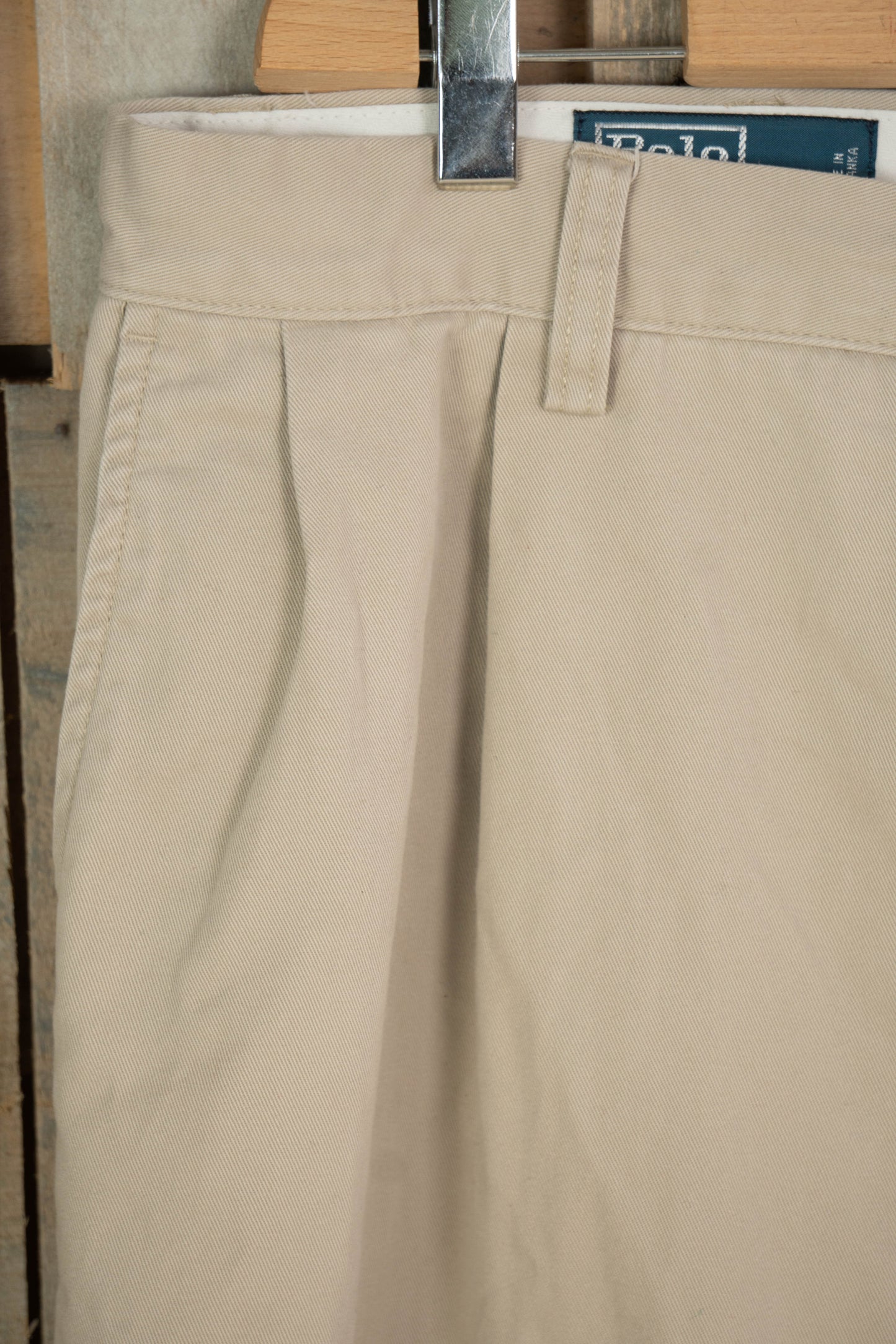 Pantaloni Chino Ralph Lauren Reverse Plated Beige- W 34 L 32