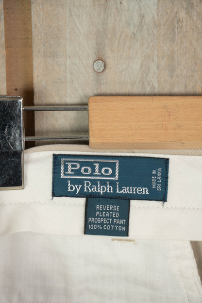Pantaloni Chino Ralph Lauren Reverse Plated Beige- W 34 L 32