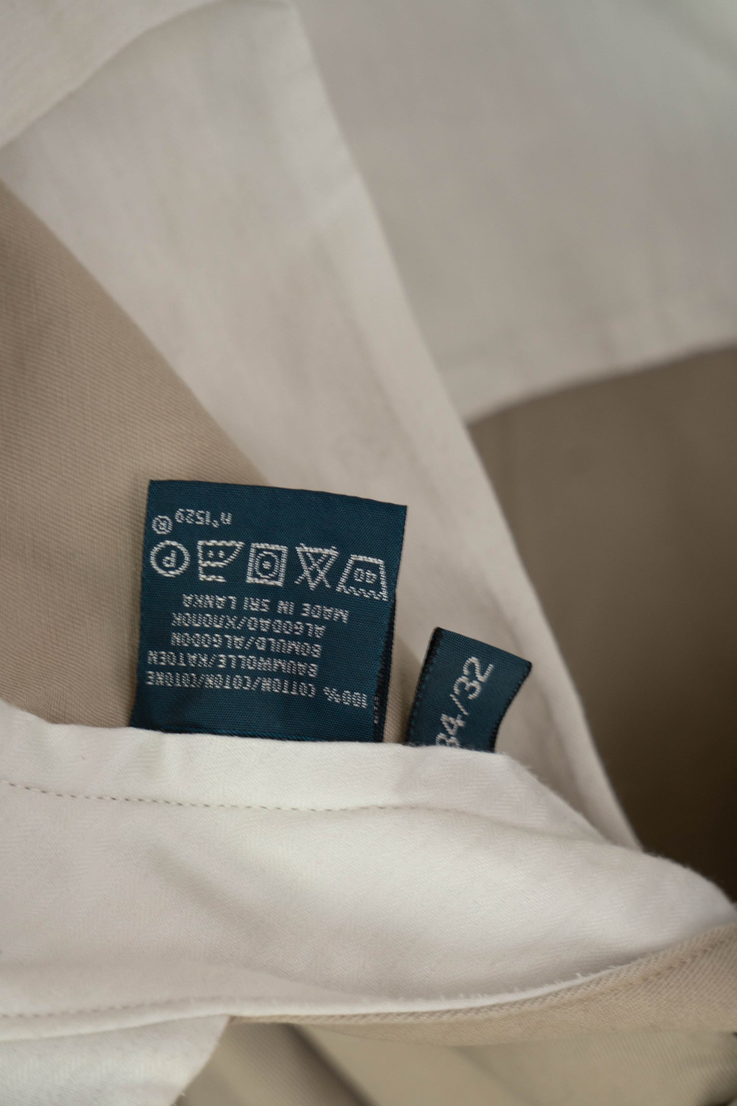 Pantaloni Chino Ralph Lauren Reverse Plated Beige- W 34 L 32