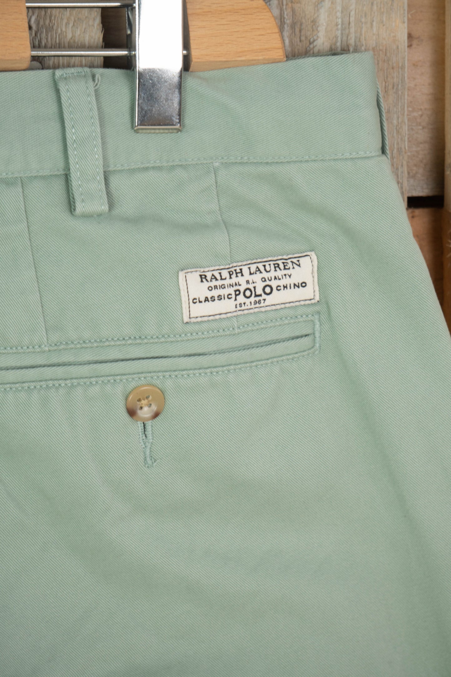 2000 Pantaloni Chino Ralph Lauren  Verde Menta- W 34 L 32