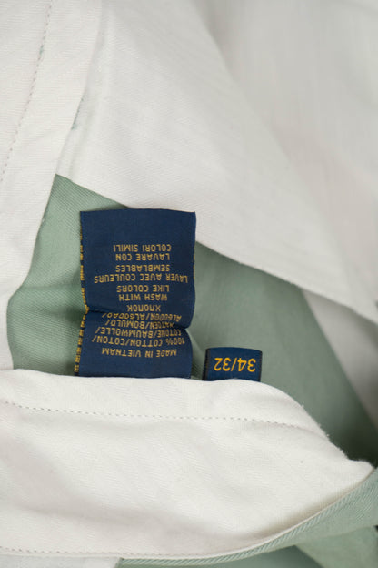 2000 Pantaloni Chino Ralph Lauren  Verde Menta- W 34 L 32