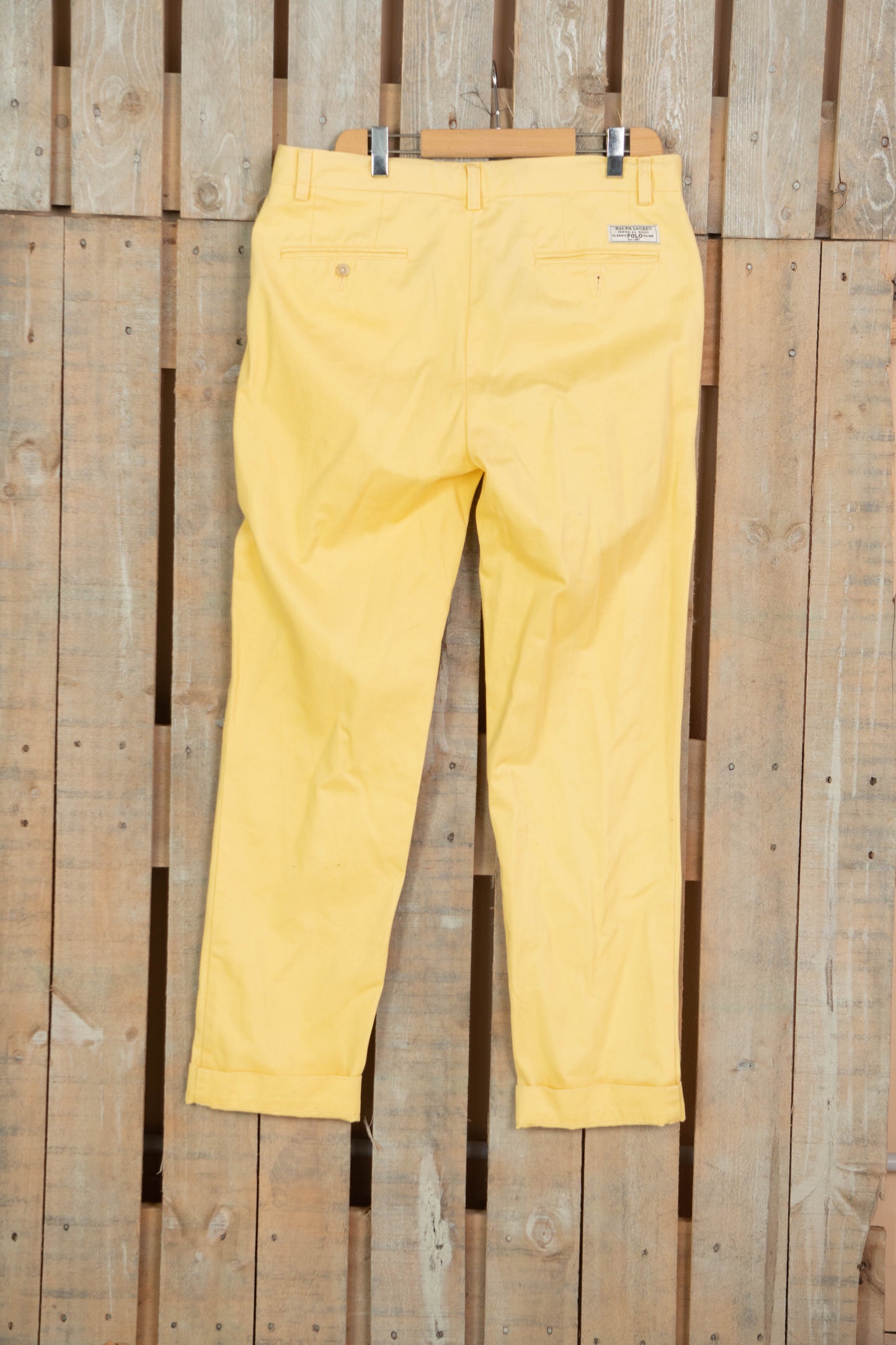 2000 Pantaloni Chino Ralph Lauren Gialli - W32 L32