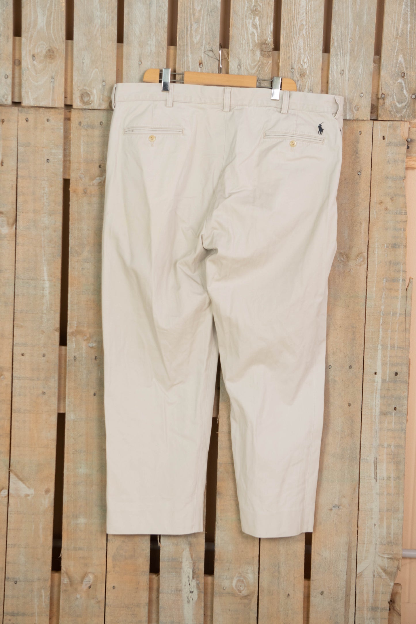 1990 Pantaloni Chino Ralph Lauren Ethan Grigi - W40 L32