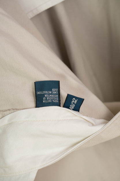 1990 Pantaloni Chino Ralph Lauren Ethan Grigi - W40 L32