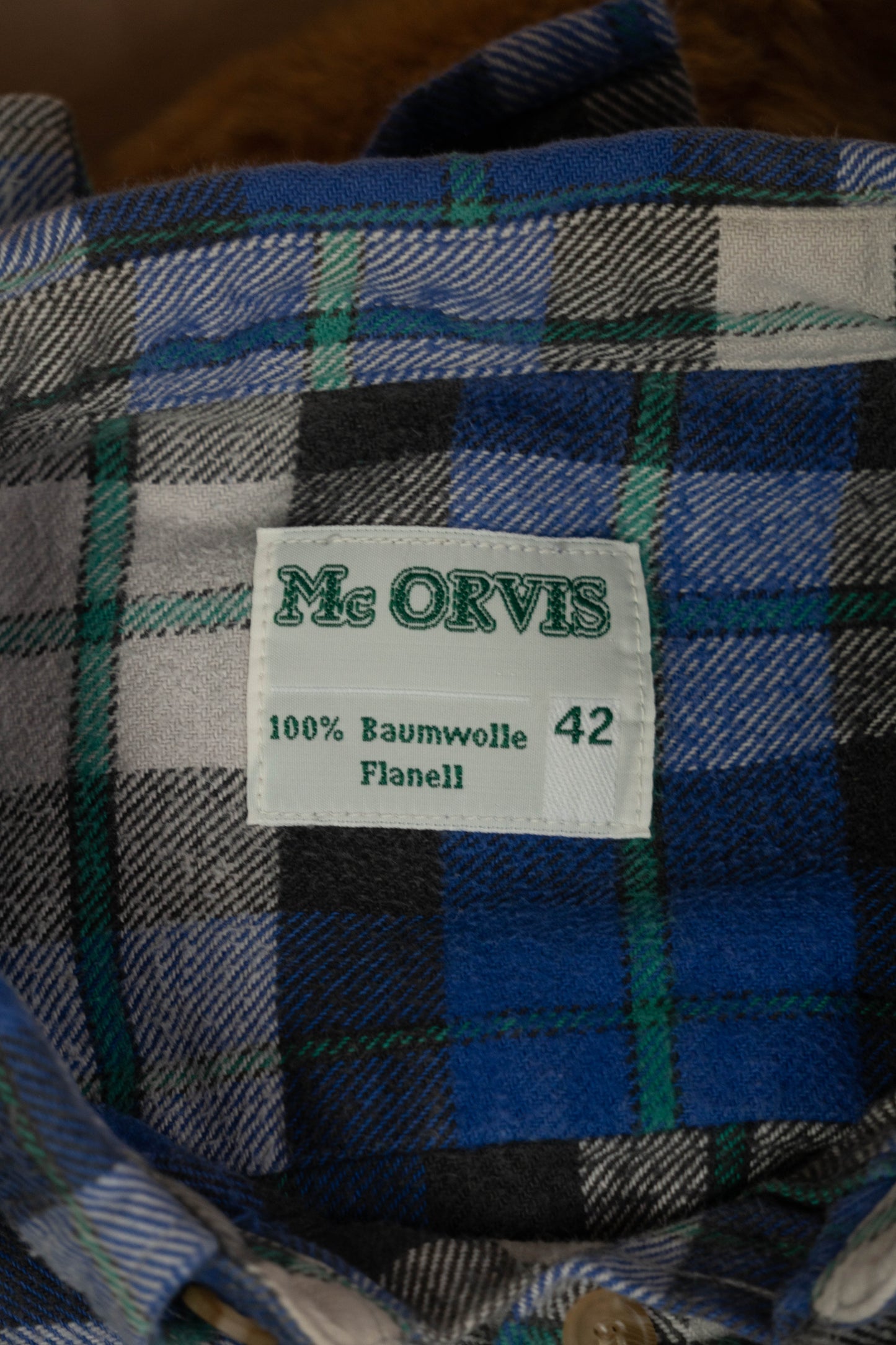 Camicia Flanella a scacchi Americana Mc Orvis - IT 52