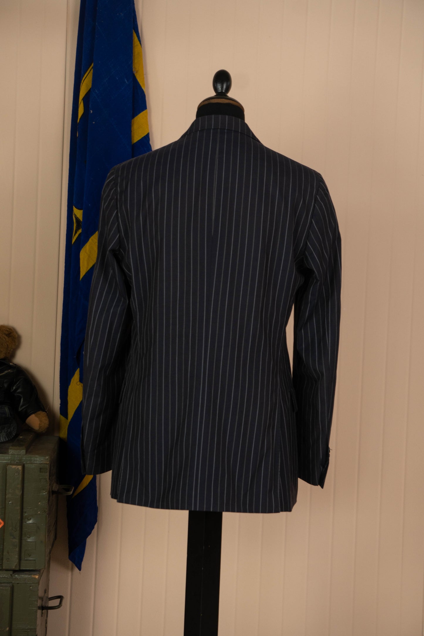 Blazer Gessato Blu Salvatore Ferragamo - IT50