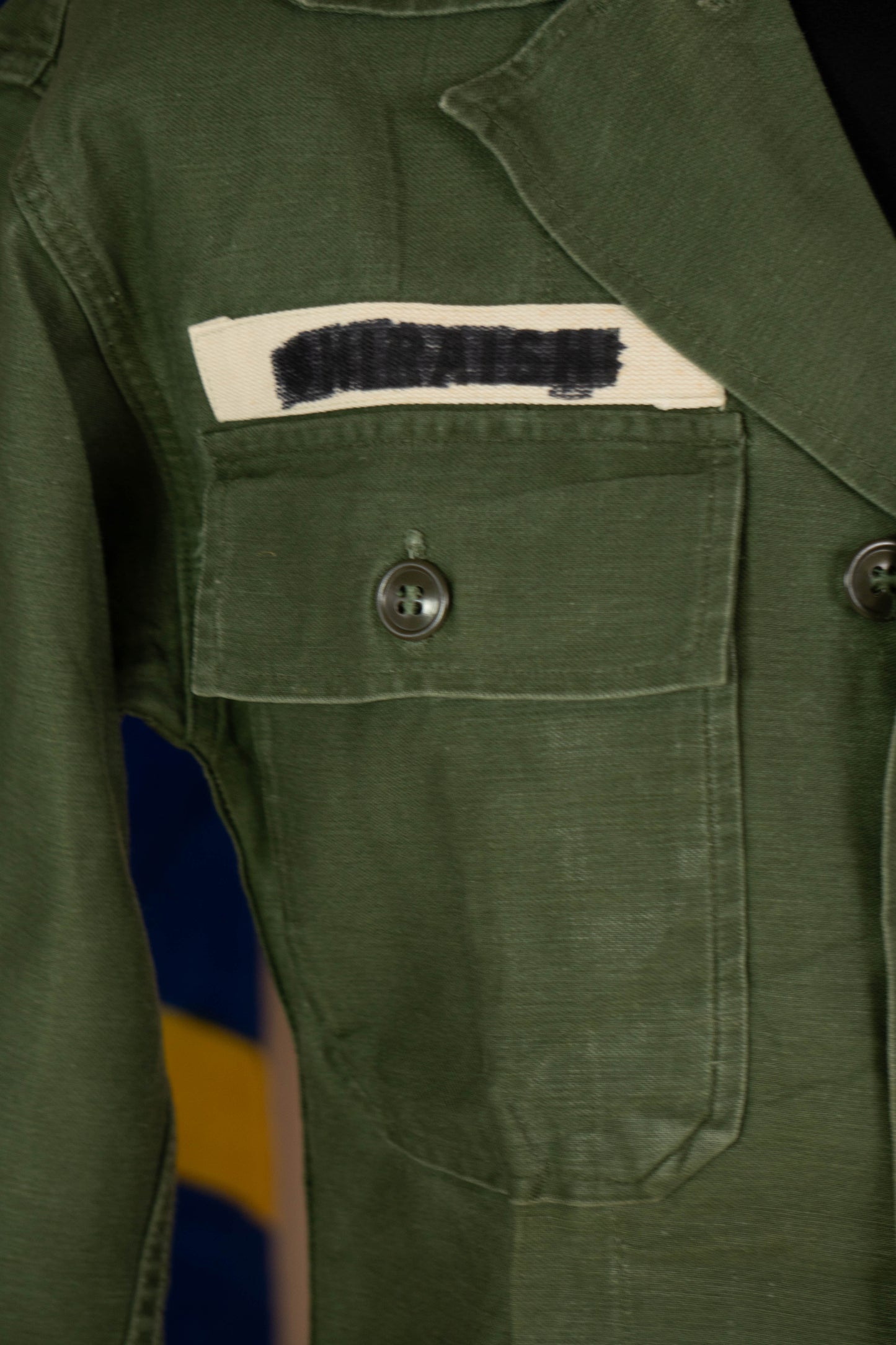 1962 Camicia Us Army Og 107 Type 1 - S
