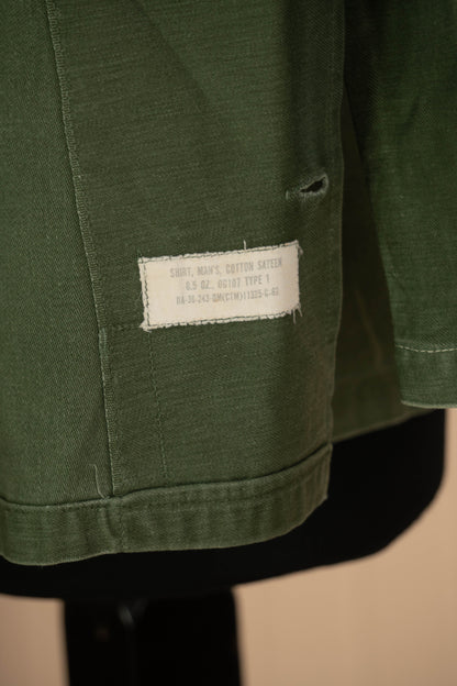 1962 Camicia Us Army Og 107 Type 1 - S