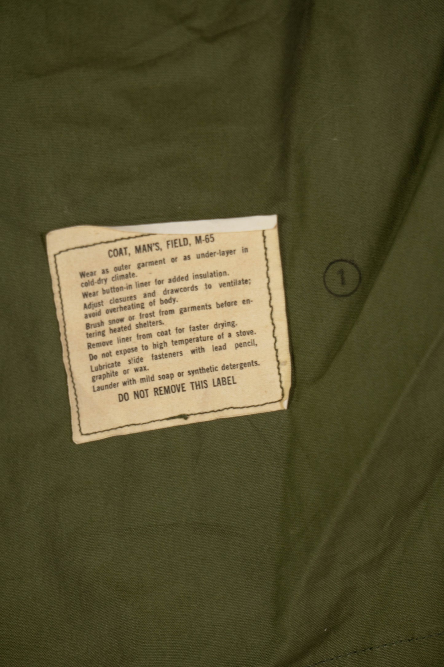 Field Jacket M65 1969 "S"