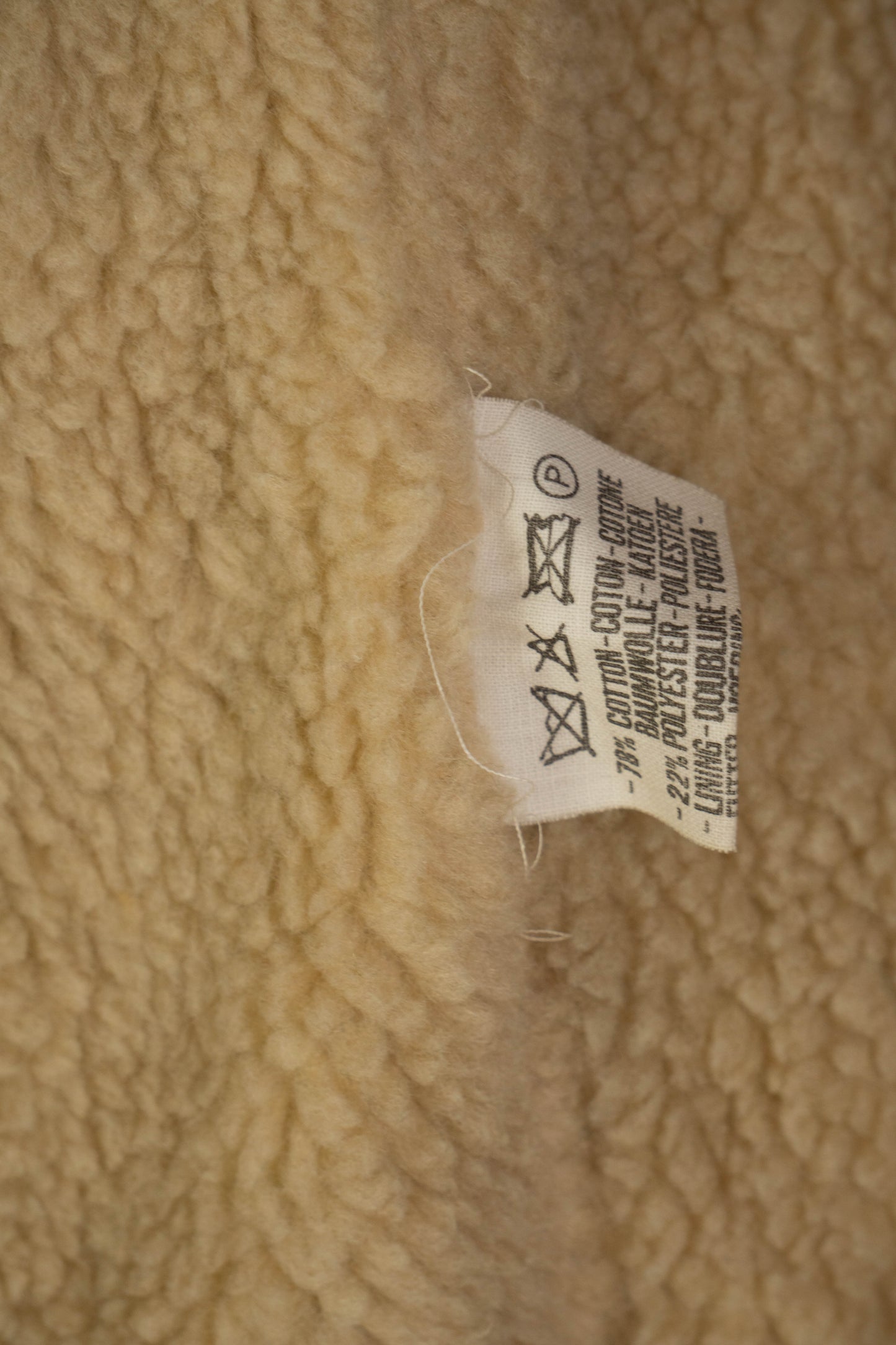 1980 Levi's Giacchetto Sherpa vintage Velluto a coste - XL