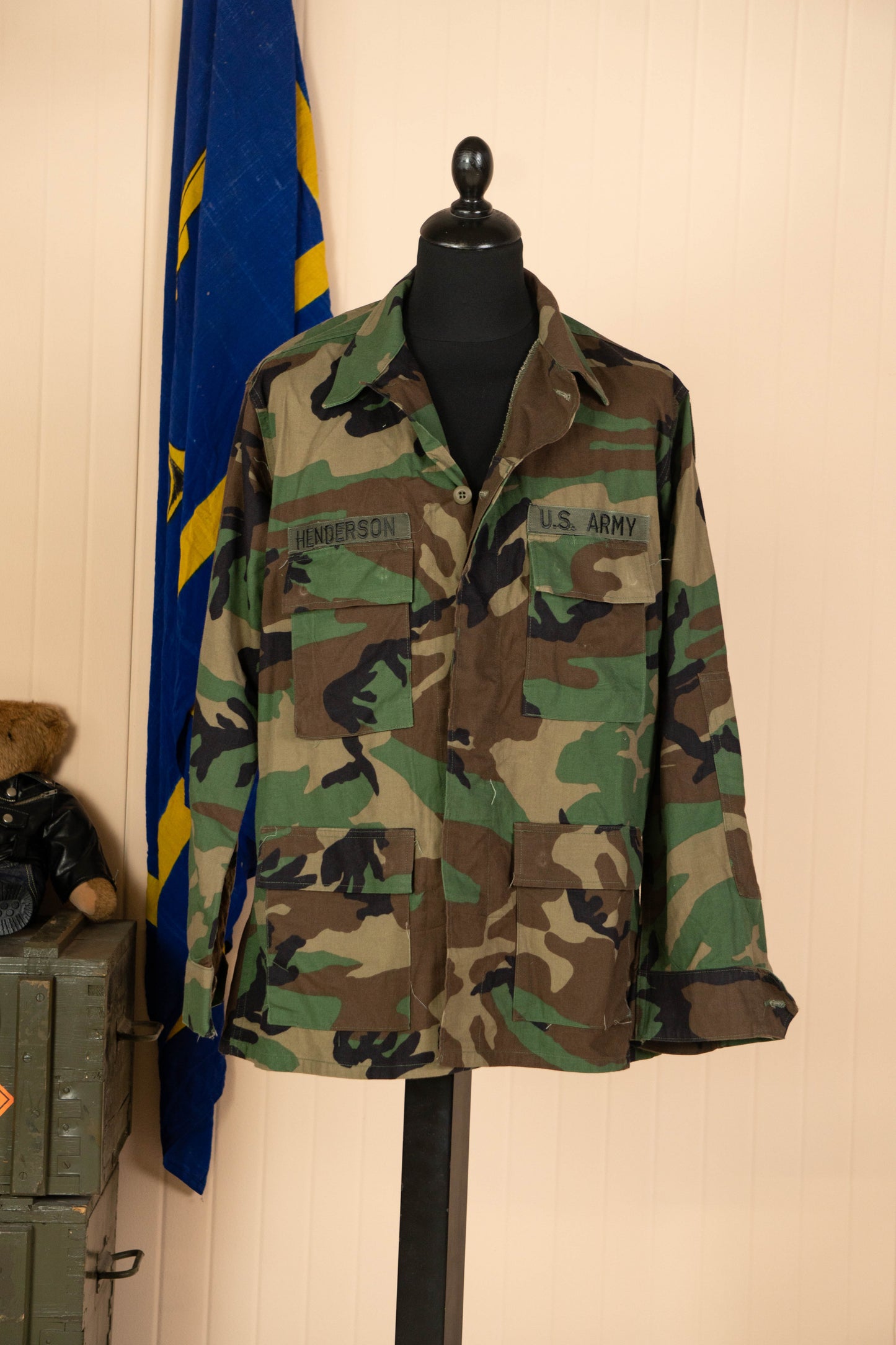 1999 US Army Woodland BDU Shirt - L Regular