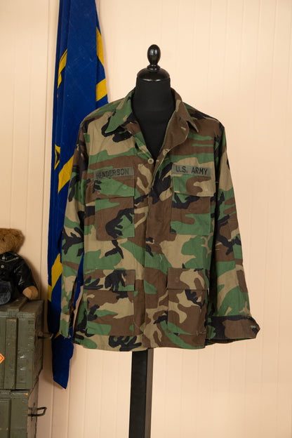 1999 US Army Woodland BDU Shirt - L Regular