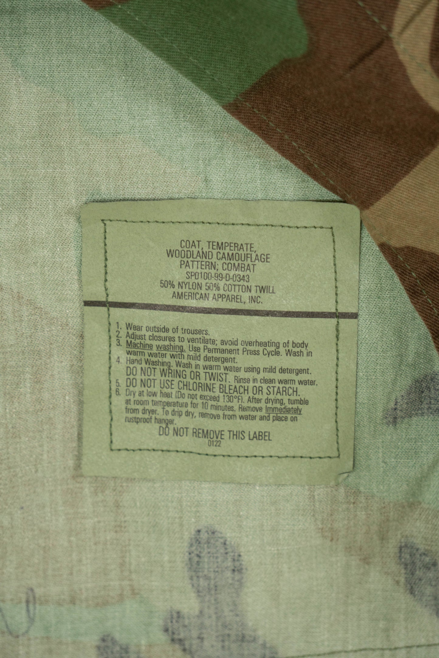 1999 US Army Woodland BDU Shirt - L Regular