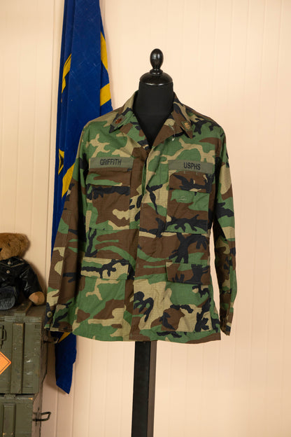 2000 US Army Woodland Combat Jacket USPHS - "M"