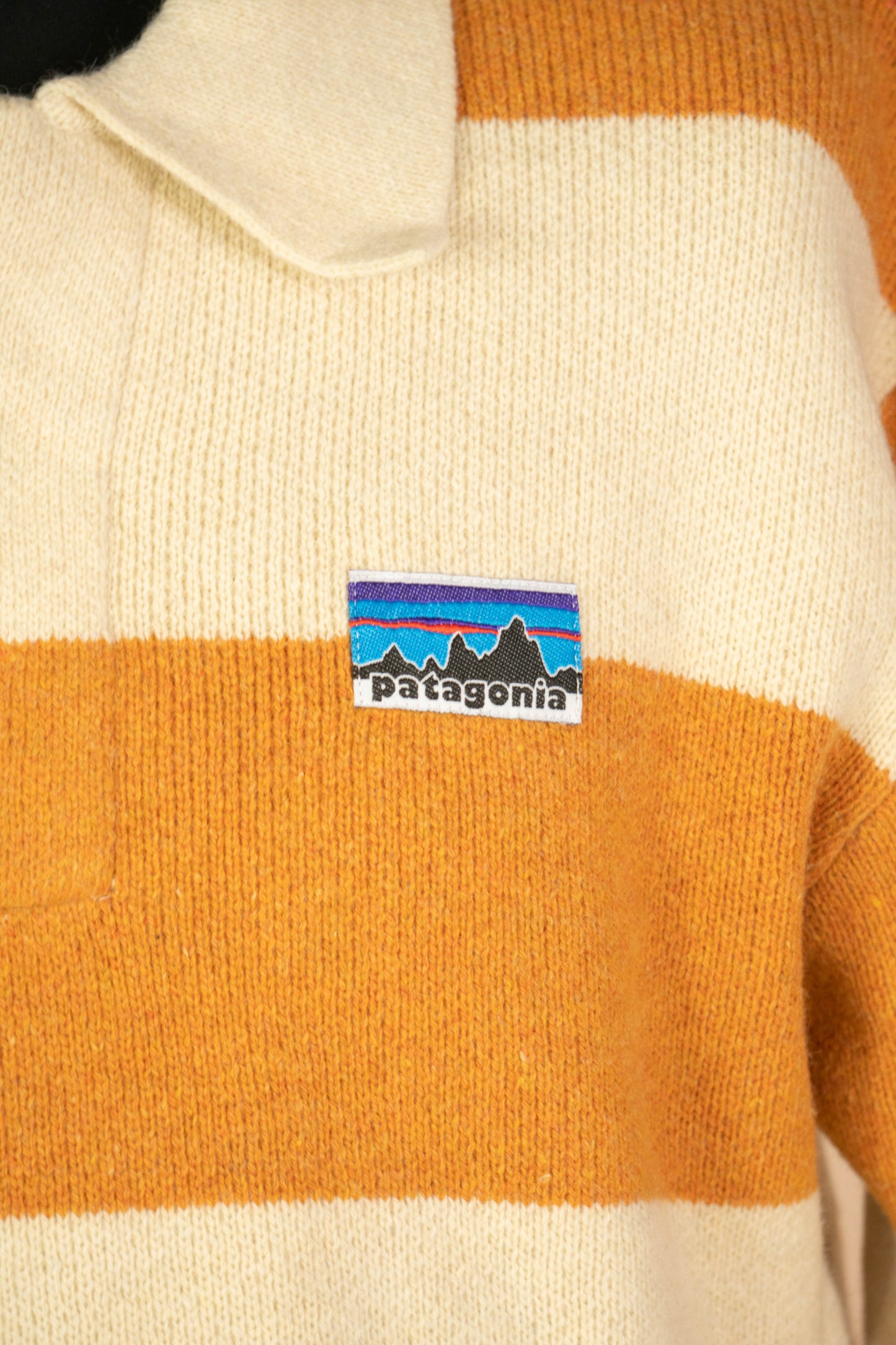 Patagonia striped polo shirt Viva los fun hogs