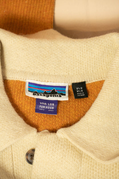 Patagonia striped polo shirt Viva los fun hogs