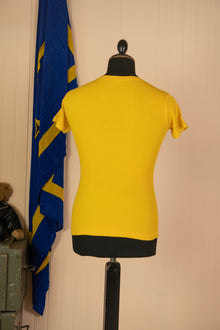 1990 T-shirt Serafino Gialla Lee - S